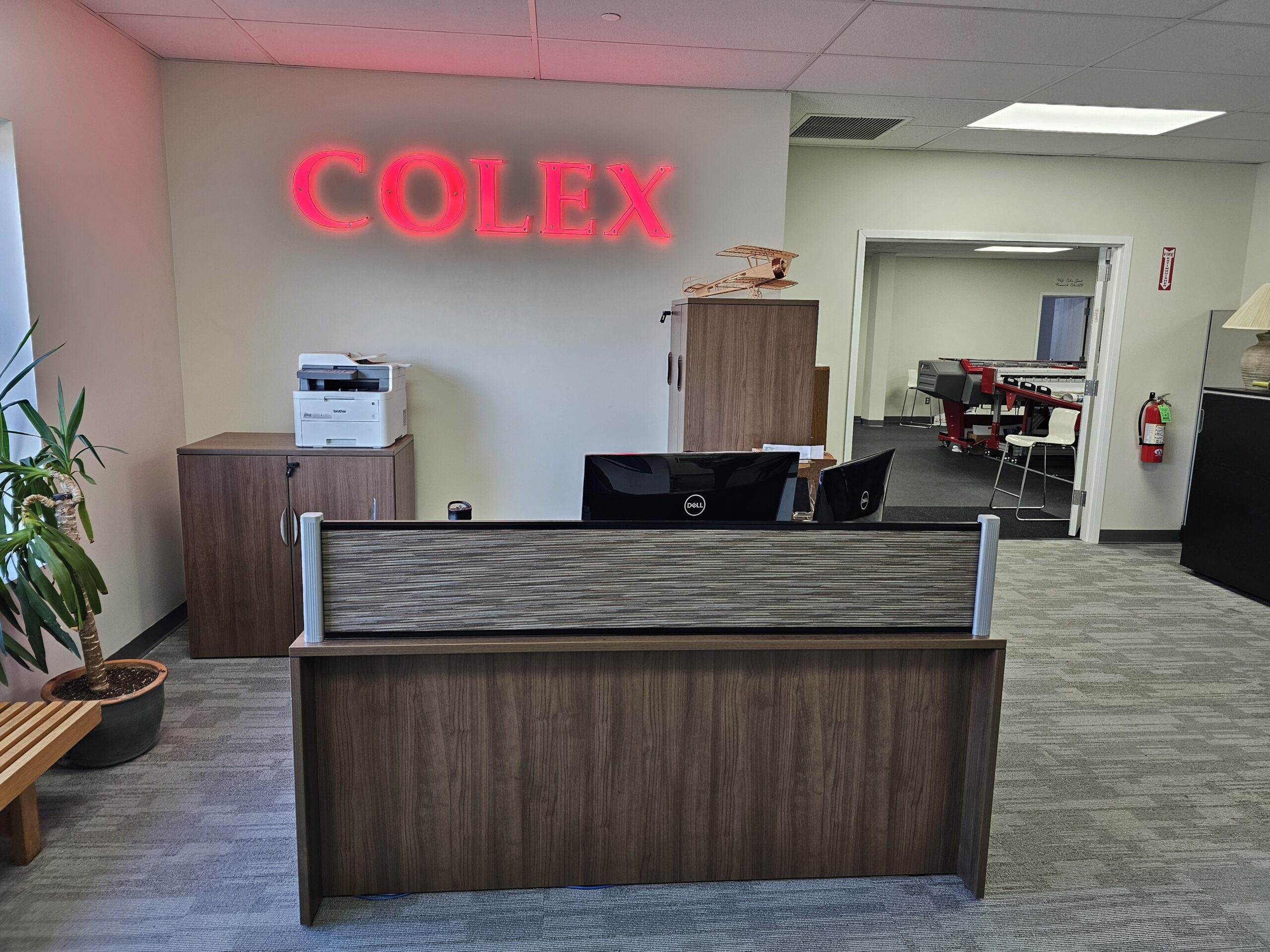 Colex reception area